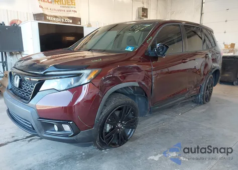 2019 Honda Passport Sport from USA, damaged, VIN 5FNYF8H24KB024487